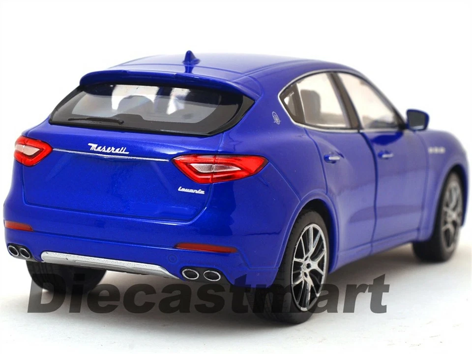 WELLY 24078 MASERATI LEVANTE SUV 1:24 DIECAST MODELO COCHE ROJO/AZUL NUEVO Foto 3 de 4