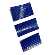 3x Violin Viola Cello Bow Shaft Leather Grip Lapping Blue Color