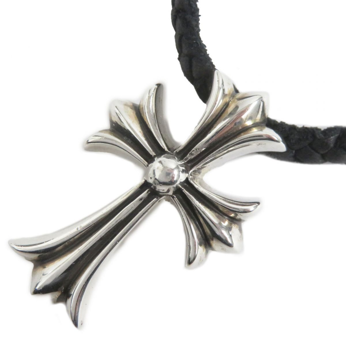 2021 Purchase Chrome Hearts Small Ch Cross Sv925 Leat… - Gem
