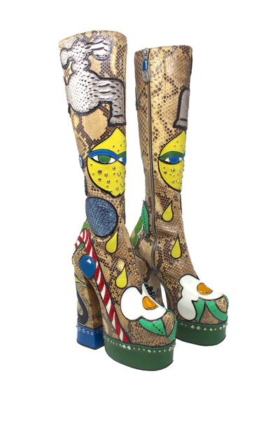 マークジェイコブス 25cm AMBER PLATFOOM BOOT 超特価のお買い