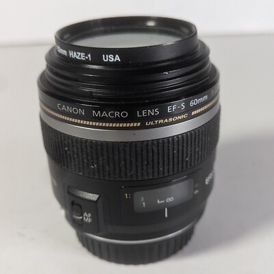 Canon EF-S EF S EFS Macro 60Mm 2.8 1:2.8 USM Ultrasonic Digital | eBay