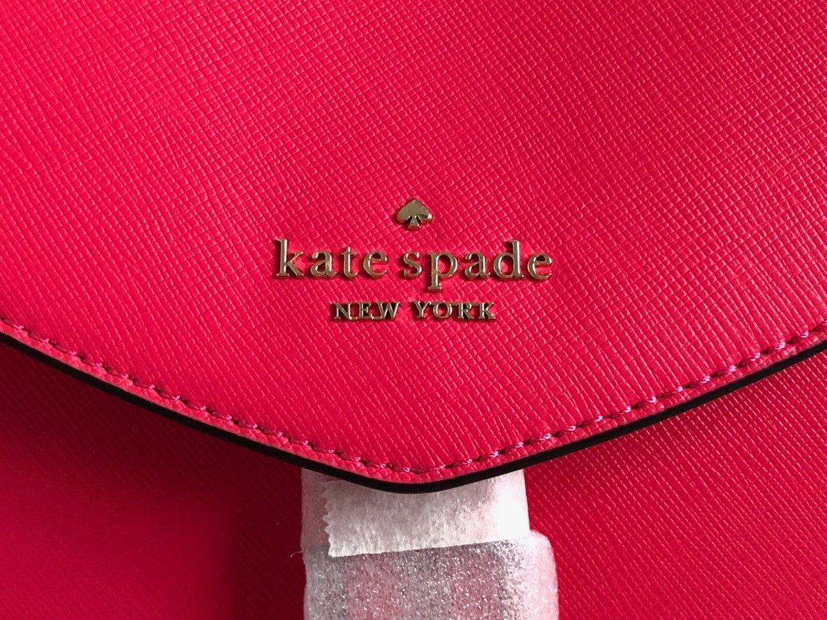 ?️KATE SPADE NEW YORK Lizzie Medium Flap Saffiano Leather Backpack Bikini Pink NWT KATE SPADE Lizzie Medium Flap Saffiano Leather Backpack  main image 2