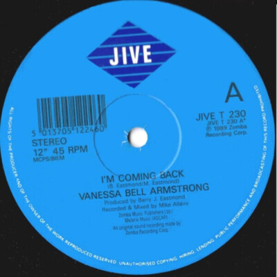 Vanessa Bell Armstrong Im Coming Back Vinyl Single 12inch Jive