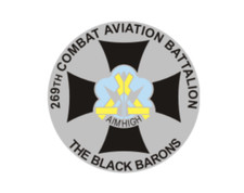 4" 269th cab black barons army bumper sticker decal usa made