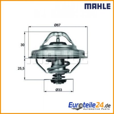 Thermostat, Coolant BEHR MAHLE TX2888D for BMW 3 Series 5 Series