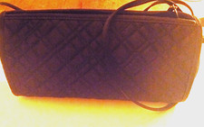 Vintage Moris Moskowity Black Cloth Evening Bag
