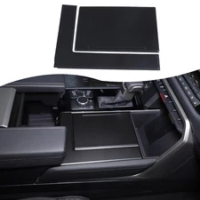 Matte Black Front Console Cup Holder Panel Cover Trim For Toyot Tundra 2022-23