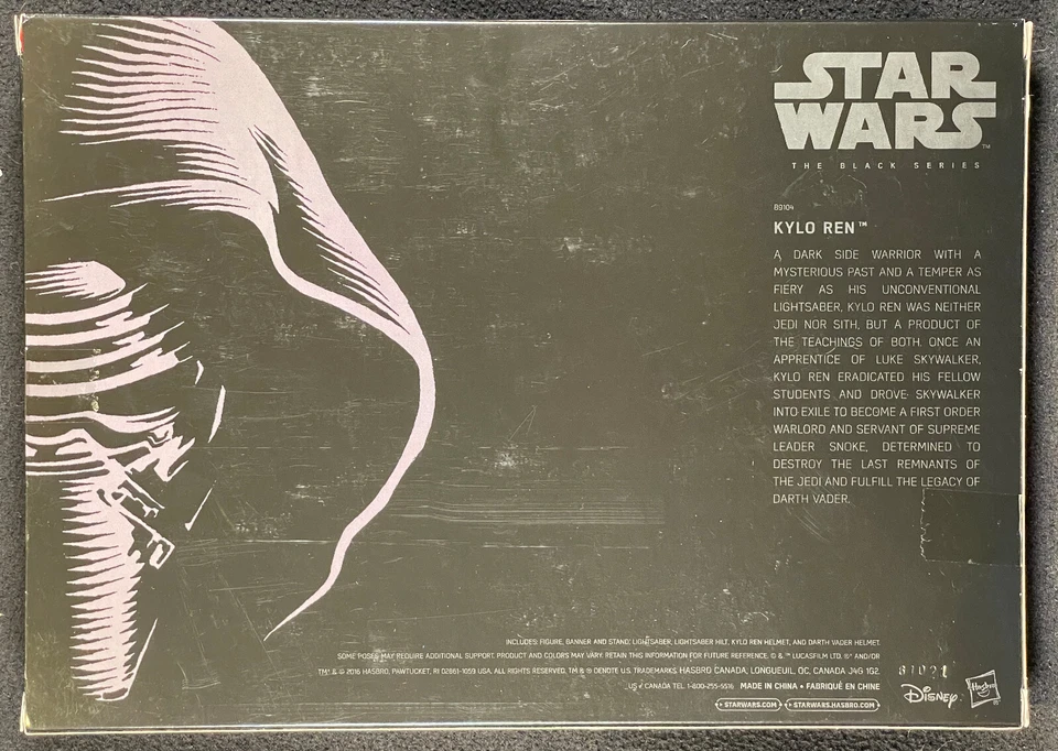 RARO 2016 Hasbro Star Wars Negro 6" Figuras de Acción y Juegos Colección Sin usar, en caja Foto 3 de 4