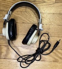 Califone 2924AVPS Deluxe Stereo Headphones - Beige Tested Working