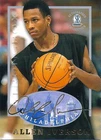 ALLEN IVERSON 1997 STRONGBOX AUTOGRAPHED COLLECTION ROOKIE CARD #5!