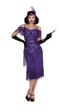 Dreamgirl Miss Ritz Flapper Dress 20s Adult Womens Costume Medium          B0864