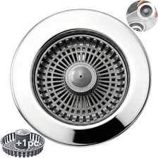 Kitchen Sink Stopper, 3 in 1 Pop up Kitchen Sink Drain Strainer, with an Extra B