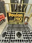 VINTAGE ORIGINAL "POULAN PRO CHAINSAW & POWER EQUIPMENT 30" METAL STOUT GAS SIGN
