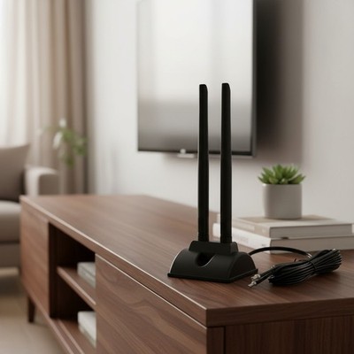 4G LTE Antenna 6dBi Magnetic Base MIMO TS9 Antenna Compatible with Verizon AT...