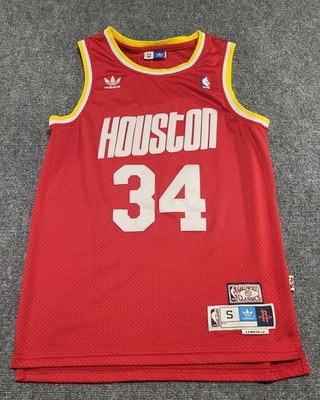 Adidas Houston Rockets Hardwood Classics Hakeem Olajuwan #34 Jersey Size Small