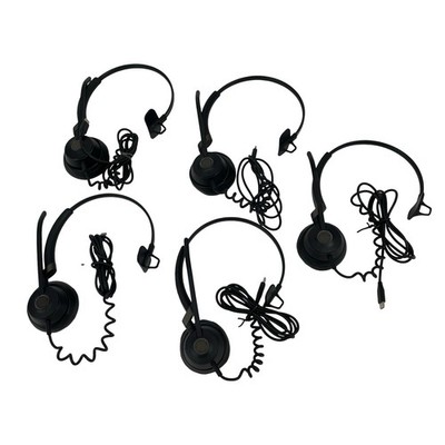 Lot of 5 Jabra Engage 50 HSC080 Corded Single Ear Mono Headset #UL5746