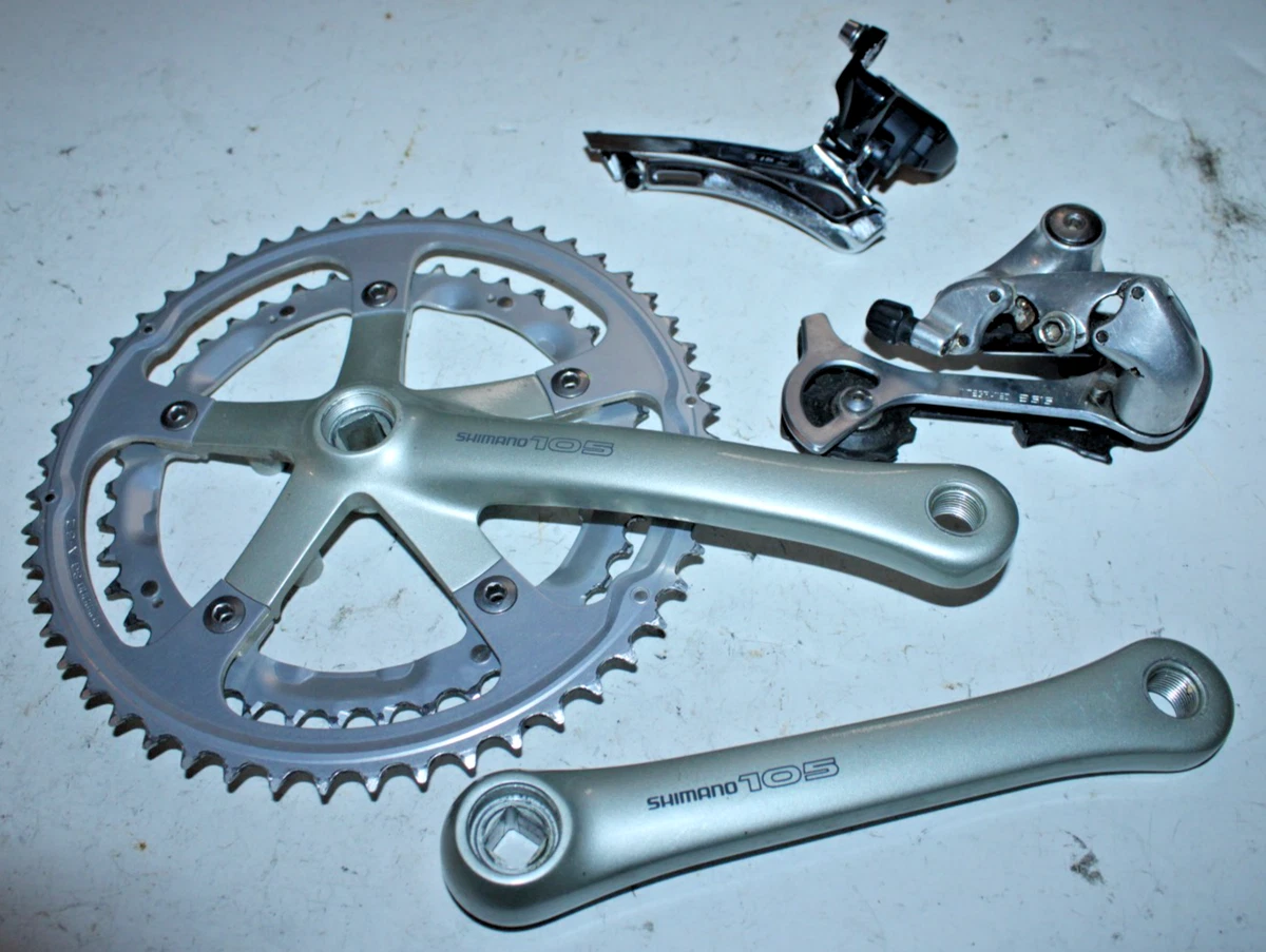 Pédalier Shimano 105 FC-5603 Triple - 172.5 Mm - Vintage Route - Occasion