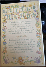Little Hands baby room wall art