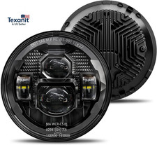 Pair New 1000 Bright Anti-Glare 7 Inch Led Headlights round Compatible with Jee