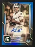 2025 Bowman University Chrome Aidan Chiles Blue Refractor Auto /150 MSU Spartans