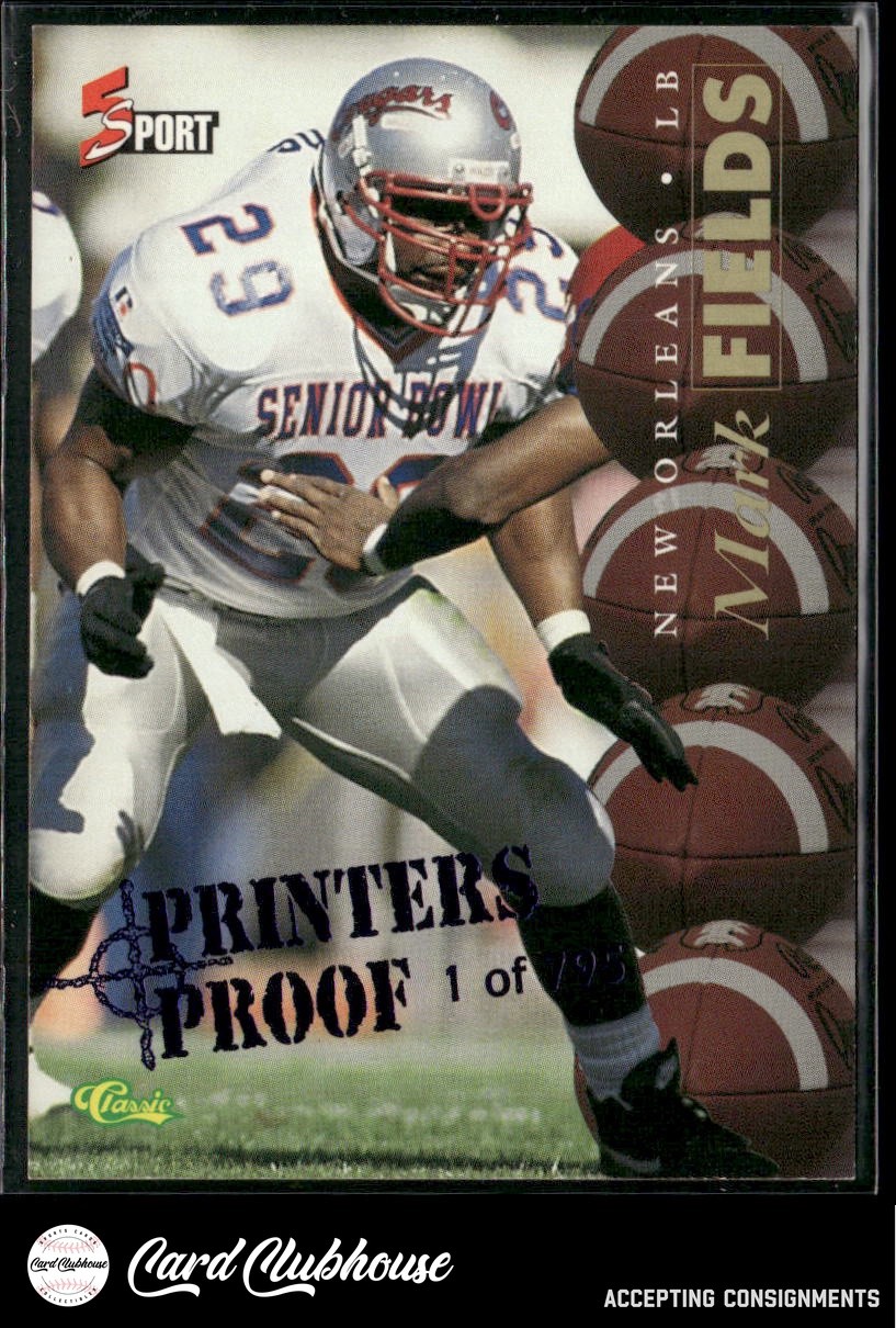 1995 Classic Five Sport Printer's Proofs #55 Mark Fields /795