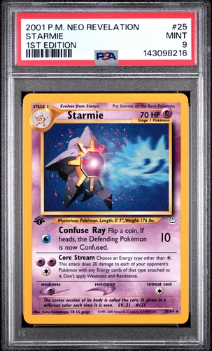 Starmie (1st Edition) graded PSA 9 for sale on eBay