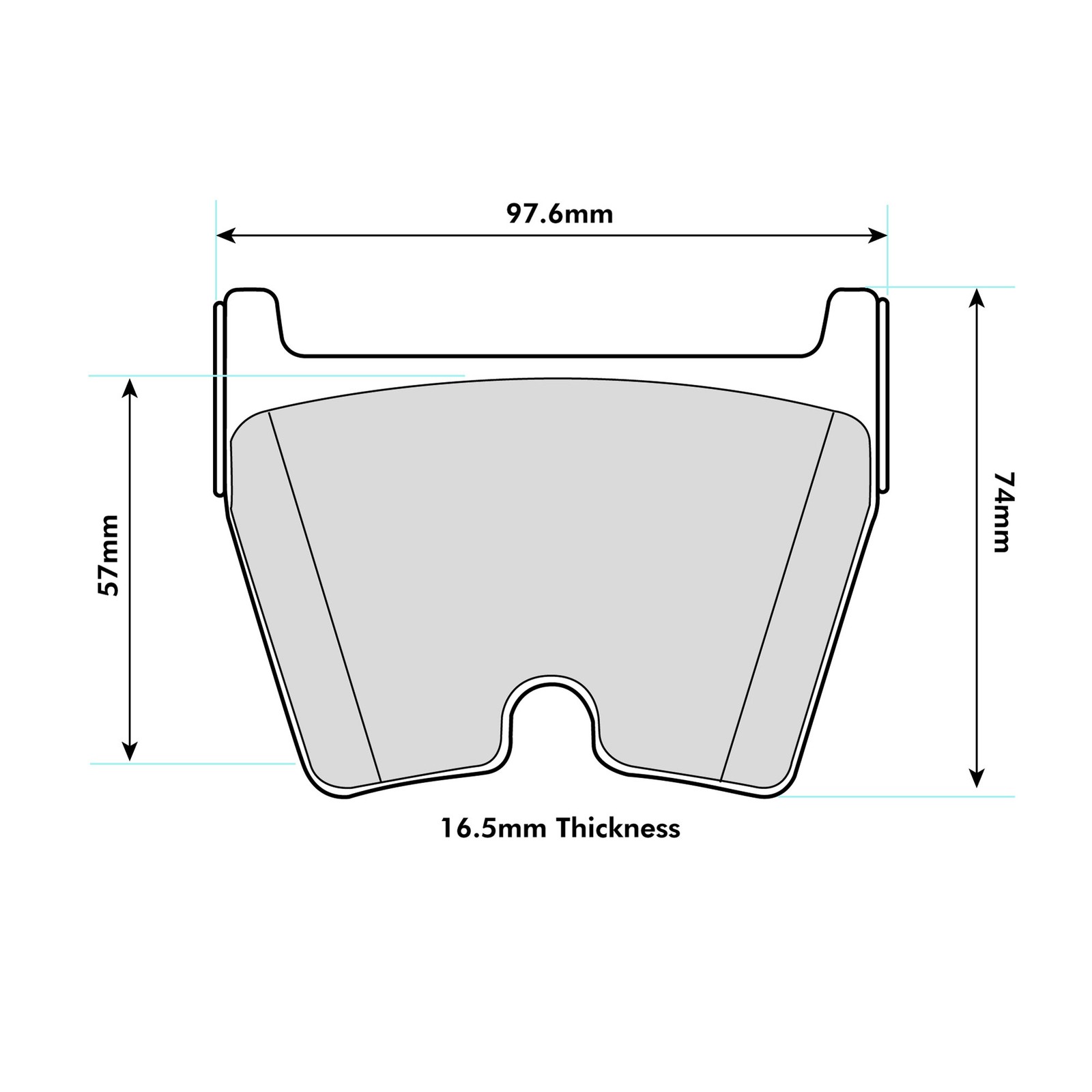 Ferodo DS2500 Front Brake Pads For Lamborghini Murcielago 6.2 2001> - FCP1664H