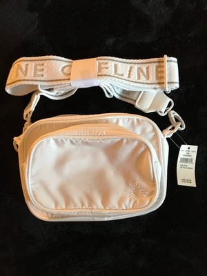 Offline by Aerie Ivory Nylon Cross Body Bag NWT Two zipped compartments