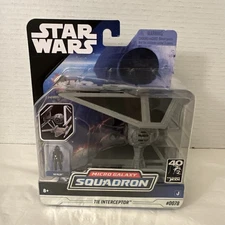 Star Wars Micro Galaxy Squadron Series 4 TIE Interceptor 0078 Jazwares New