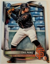 Onil Perez 2025 Bowman Prospects BCP-134 San Francisco Giants 