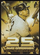 2020 Topps Fire Shattering Stats Gold Minted Alex Rodriguez Card #SS-4 - Yankees