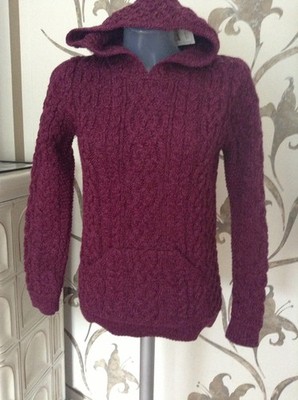 NEU! ARAN CRAFTS IRELAND Pullover/Strick Gr.S 100% Merino Wolle UVP:189,-