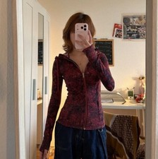 Lululemon Damen Trainingsjacke Kapuze Reißve...