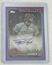 Spencer Jones 2024 Topps Debut Prospect /299 NY Yankees/Somerset Patriots 