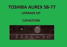 Stereo amplifier TOSHIBA AUREX SB-77  Repair KIT - all capacitors