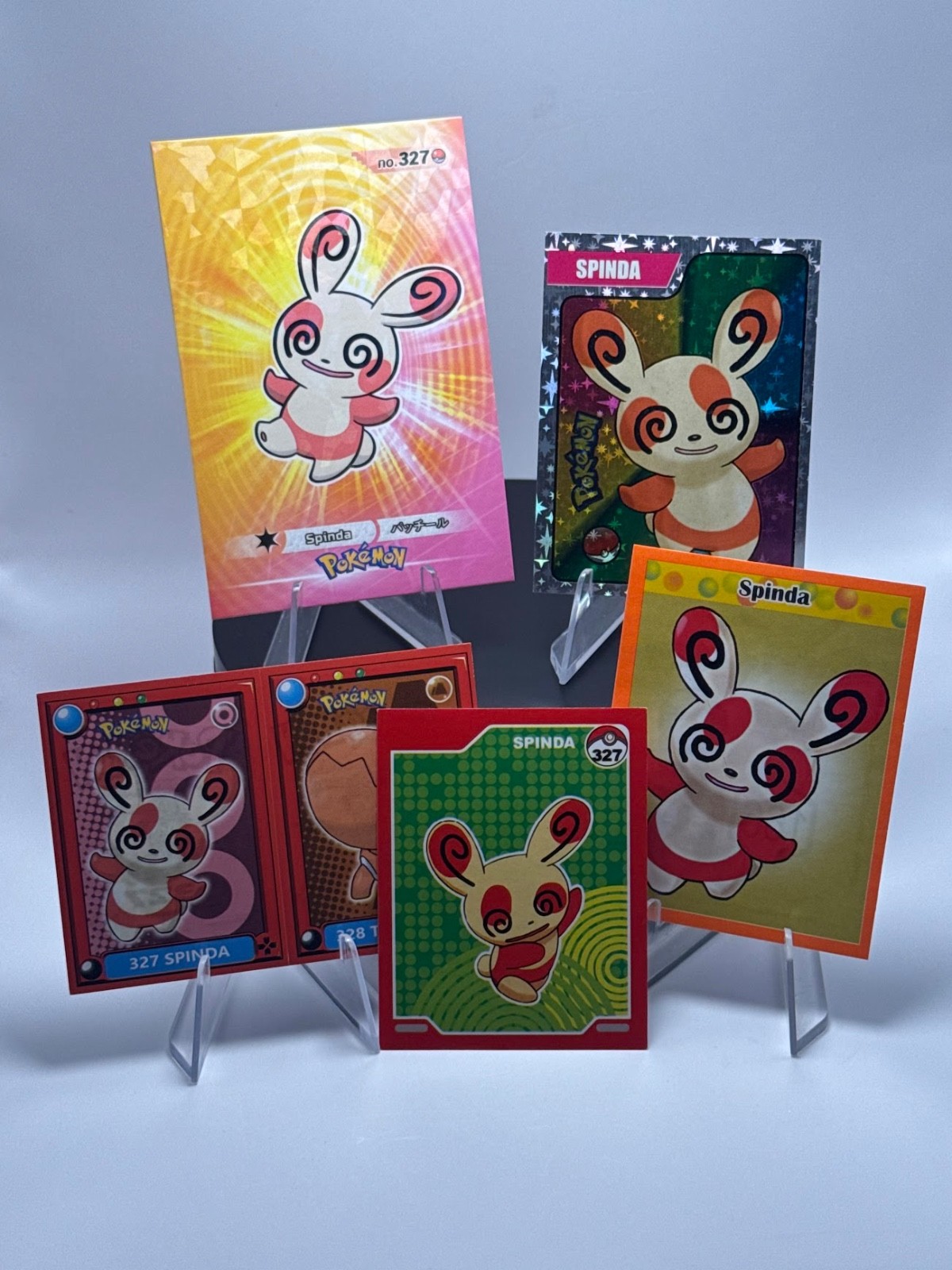 Pokemon Spinda Set of 5 - Spinda #327 Peru/NON-TCG Cards & Stickers