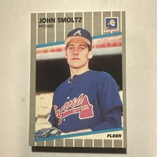 1989 Fleer John Smoltz Rookie RC