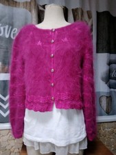 Splendide pull Rose angora