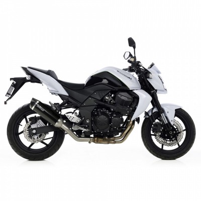 LEOVINCE EXHAUST TERMINAL BLACK FOR KAWASAKI Z750 07-12 STAINLESS STEEL