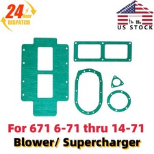 5 Pieces For 671 6-71 Thru 14-71 Blower Supercharger Seal Gaskets Kit
