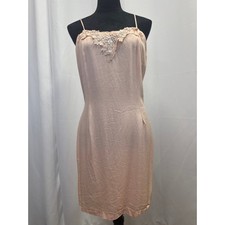 Pale pink dress w/ pearl detailing Size LNo brand Pit to pit 17 Length 25