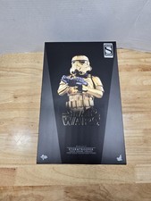 Hot Toys Sideshow Star Wars Gold Chrome Stormtrooper 1 6 Figure MMS364 New