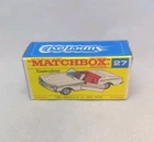 Matchbox Lesney Superfast No27 MERCEDES 230SL " Empty F TYPE box" WITH SF SCRIPT