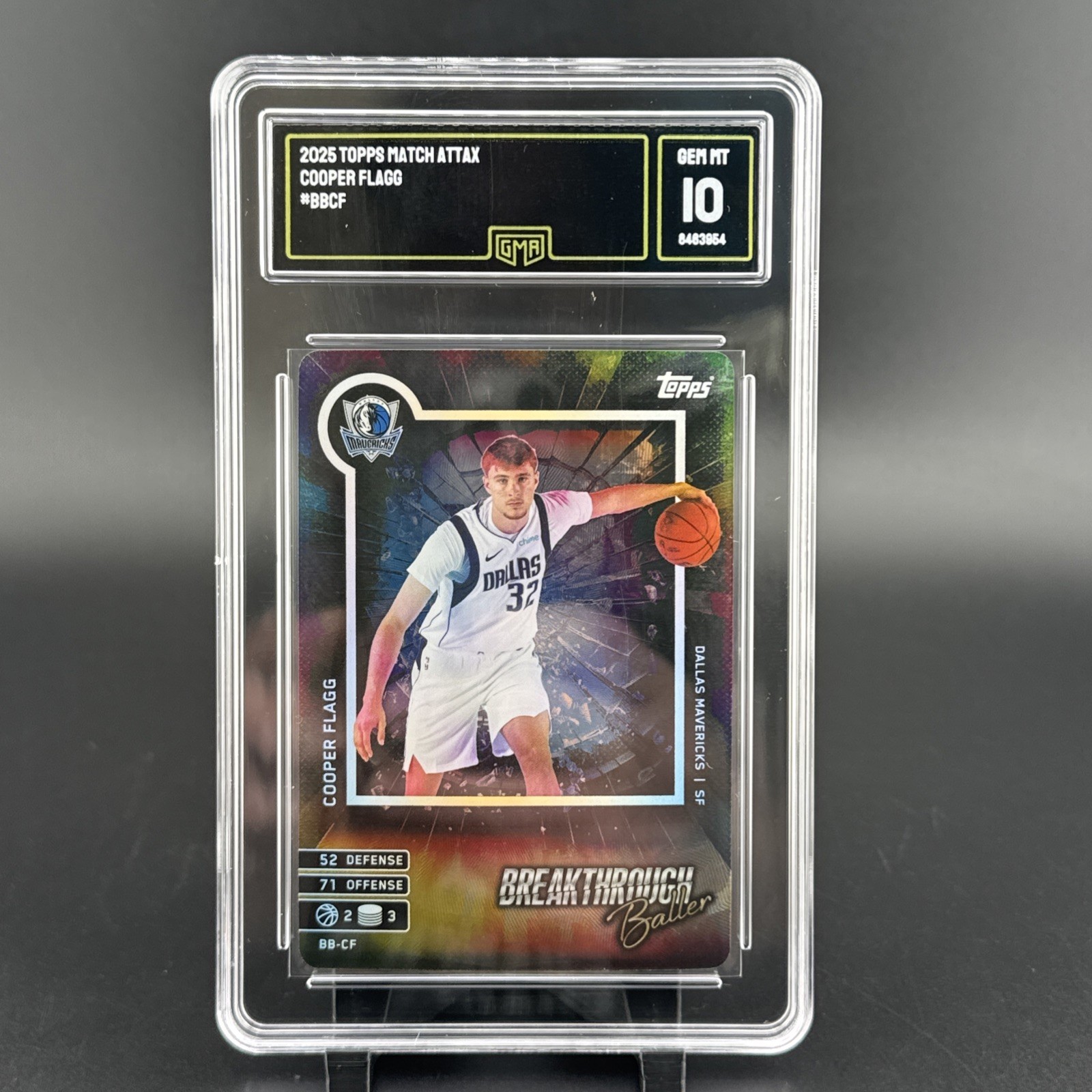 2025 Topps Match Attax Cooper Flagg #BBCF GMA 10
