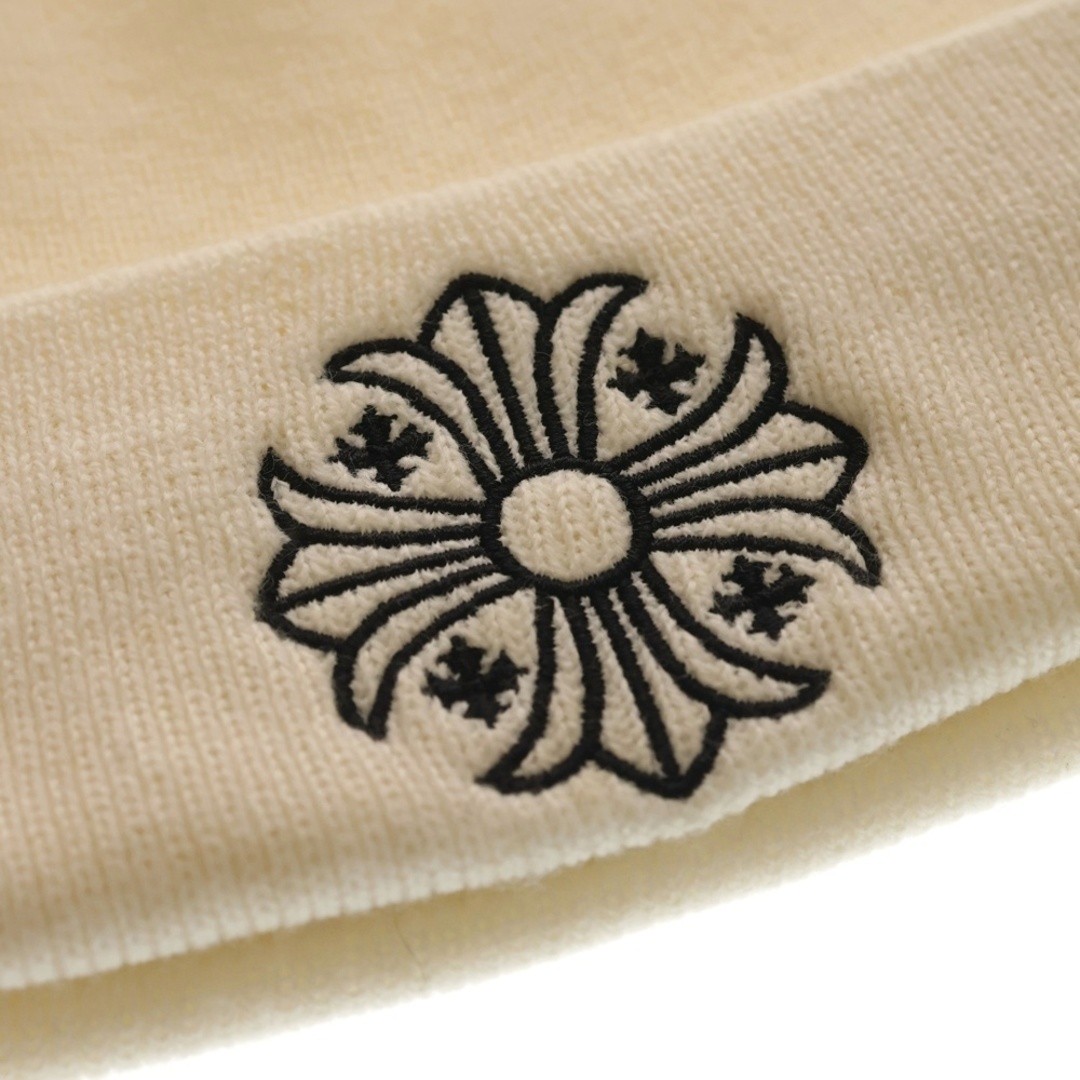 CHROME HEARTS WATCH CAP CH PLUS BEANIE HAT WHITE Used f8348562ab149cfaa957ffc6c5 image 5