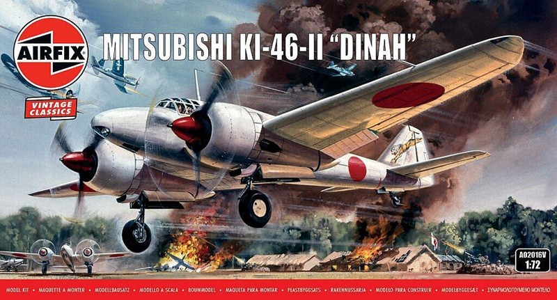 BNIB Airfix A02016V 1:72nd Scale Vintage Classics Mitsubishi Dinah Model. - Image 15