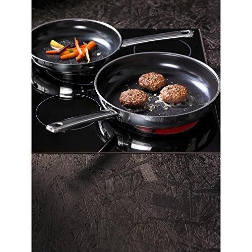 (TG. 2-teilig) WMF Cromargan Devil Set Padelle, Acciaio Inossidabile, Argento - - Immagine 3 di 4