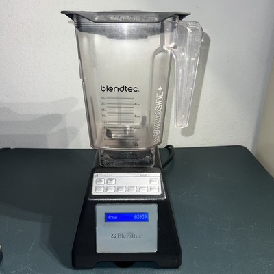 BlendTec Total Blender Model ES3 Black 36 Oz w Pitcher and Lid *WORKS - READ*
