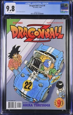 Dragon Ball Z Vol. 3 #9 CGC 9.8 WHITE PAGES   1ST PRINT Akira Toriyama Pop-6
