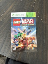 XBOX 360 Manual Only Lego Marvel Super Heroes
